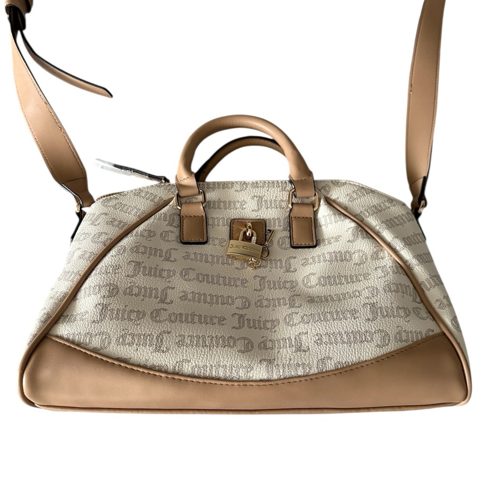 Juicy Couture Eastside Westside Beige Tan Satchel NWOT